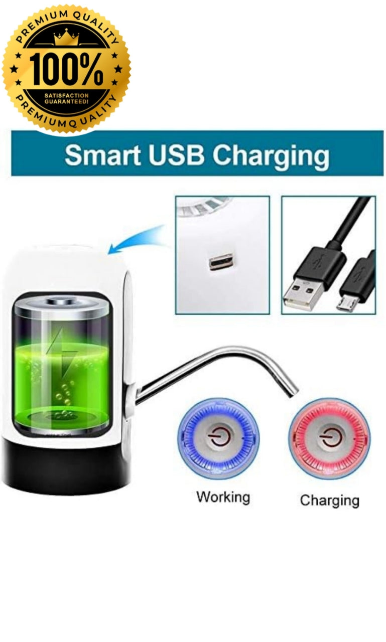 "SNAPFLICK® Smart Automatic Water Dispenser Pump for 20L Bottled Water | USB Rechargeable | 1-Touch Operation"